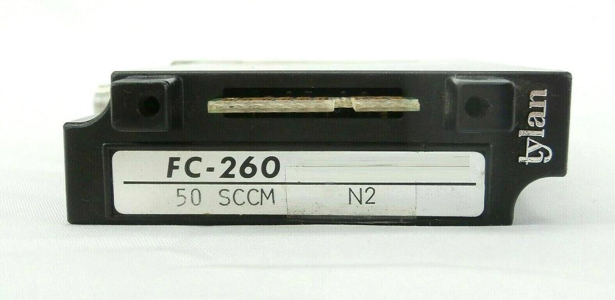 Used Tylan General FC-260 Mass Flow Controller MFC 50 SCCM N2 Working Spare