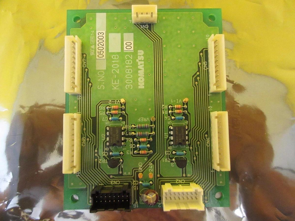 Used Komatsu 300818200 KE-2018 Interface Board PCB Used Working