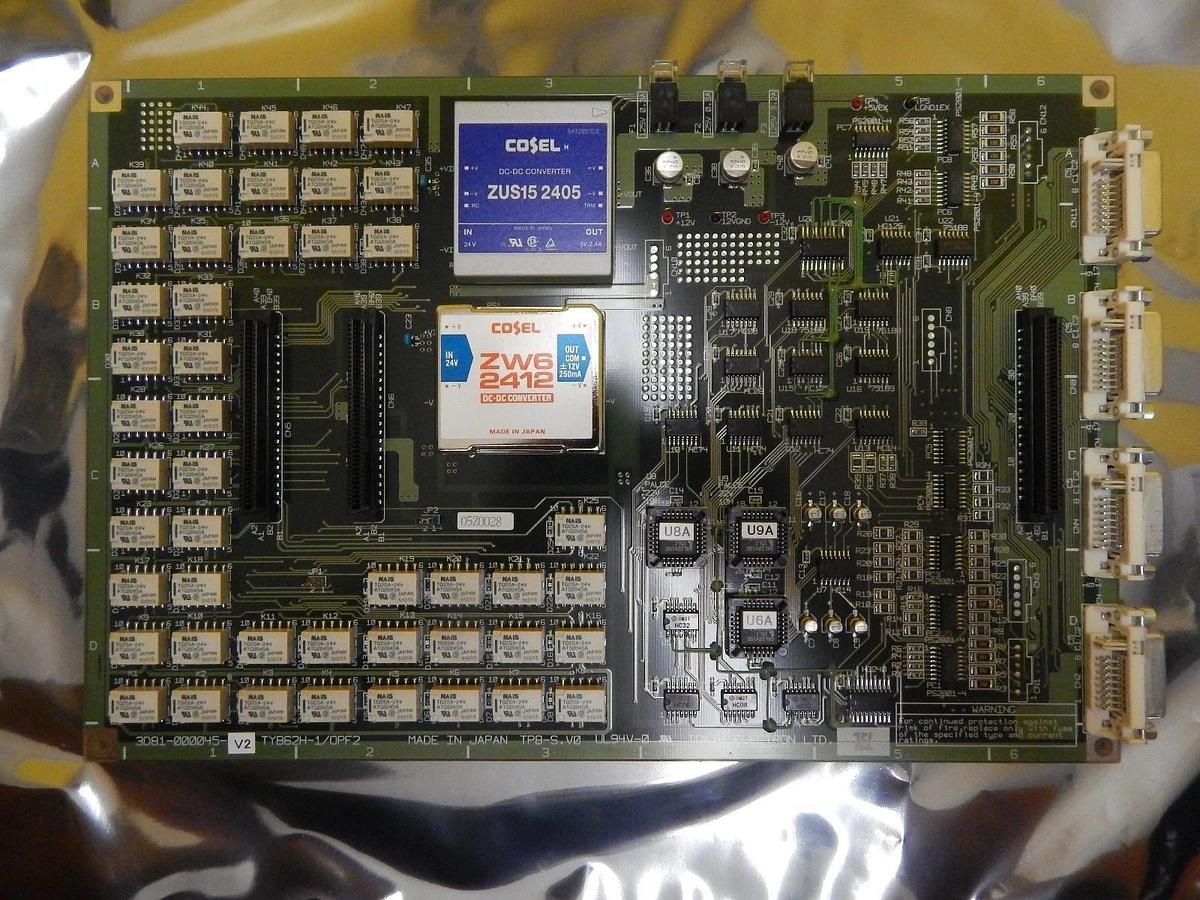 Used TEL Tokyo Electron 3D81-000045-V2 Processor PCB TYB62H-1/OPF2 T-3044SS Used