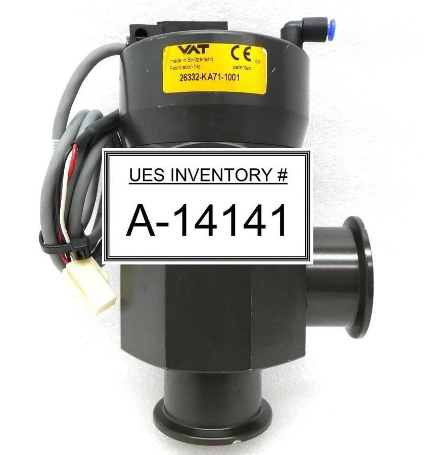 Used VAT 26332-KA71-1001 Angle Isolation Valve with Sensor TEL 1D86-003558-16 Used