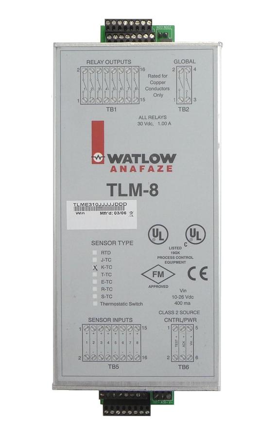 Used Watlow Anafaze TLME310JJJJJDDD Thermal Limit Monitor Working