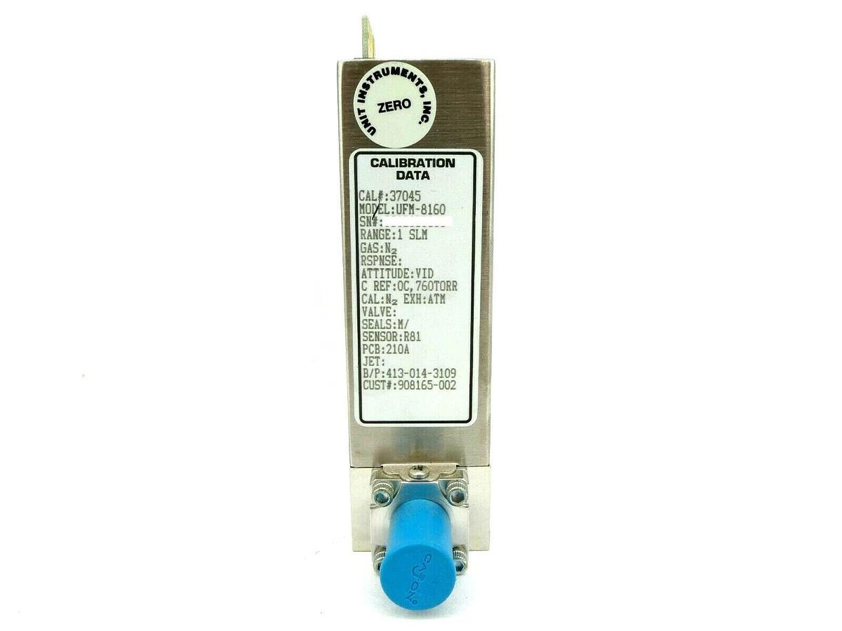 Used UNIT Instruments UFC-8160 Mass Flow Controller MFC 1 SLM N2 Working Surplus