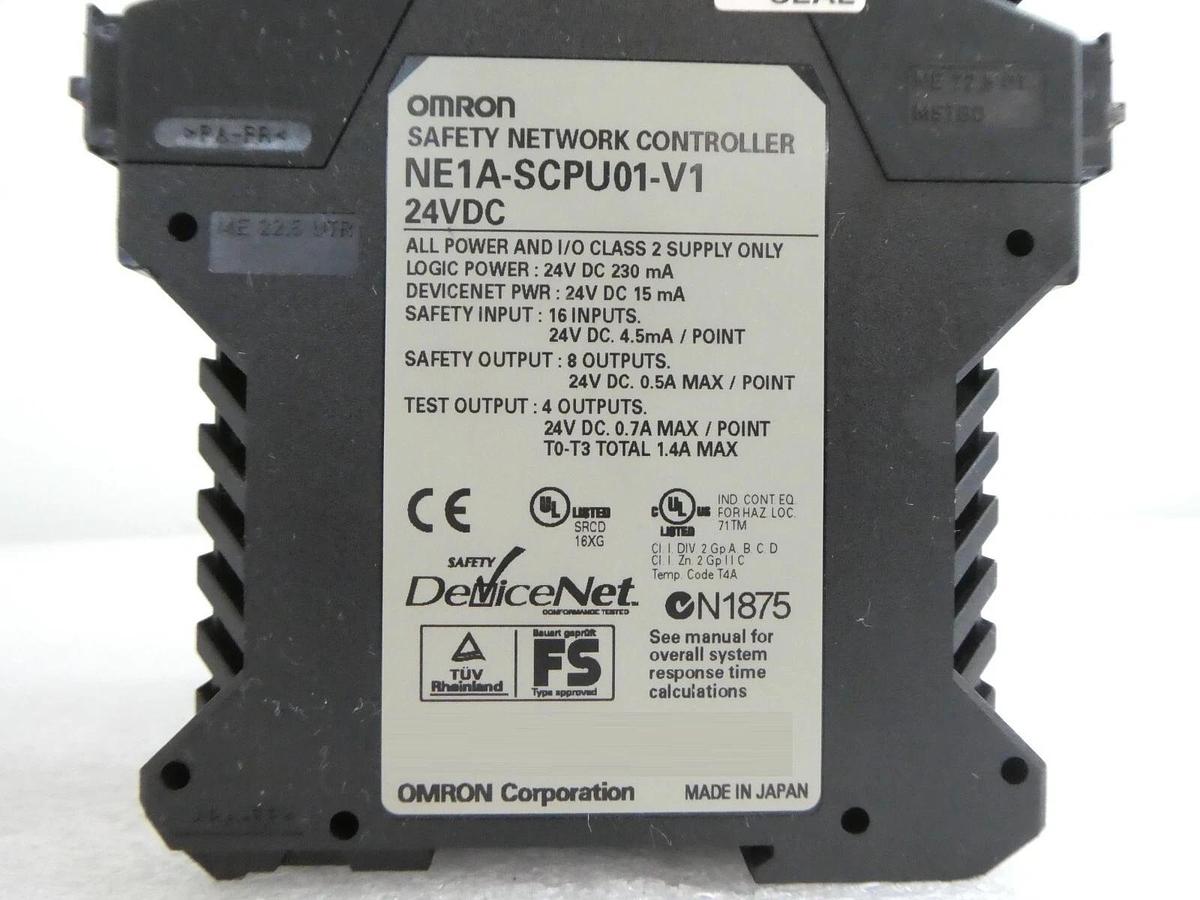 Used Omron NE1A-SCPU01-V1 Safety Network Controller Module Working Surplus