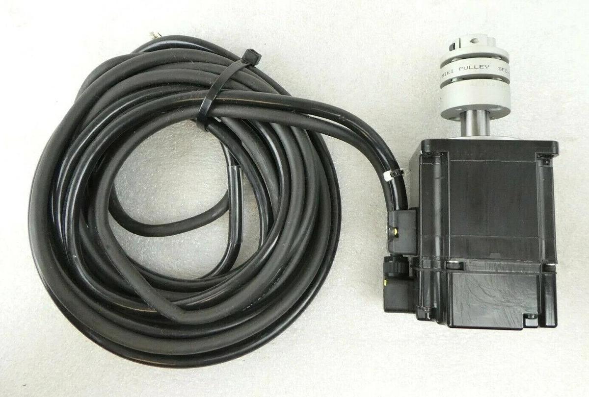 Used Yaskawa Electric SGMJV-02AAA21 AC Servo Motor Rudolph F30 No Connector Working