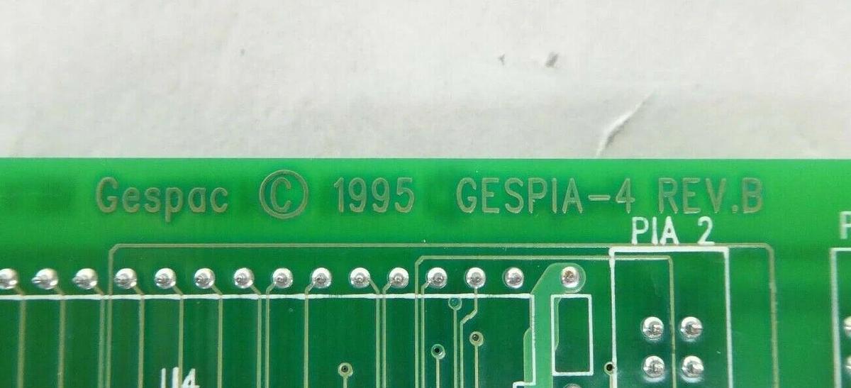 Used Gespac GESPIA-4 PIA Quad CE-96 PCB Card OnTrak 22-0075-026 Working Surplus