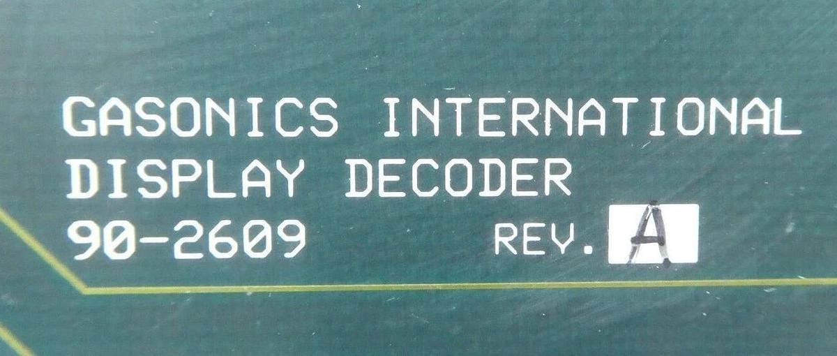 Used GaSonics 90-2609 Display Decoder PCB Rev. A A89-014-01 Aura A-2000LL Working