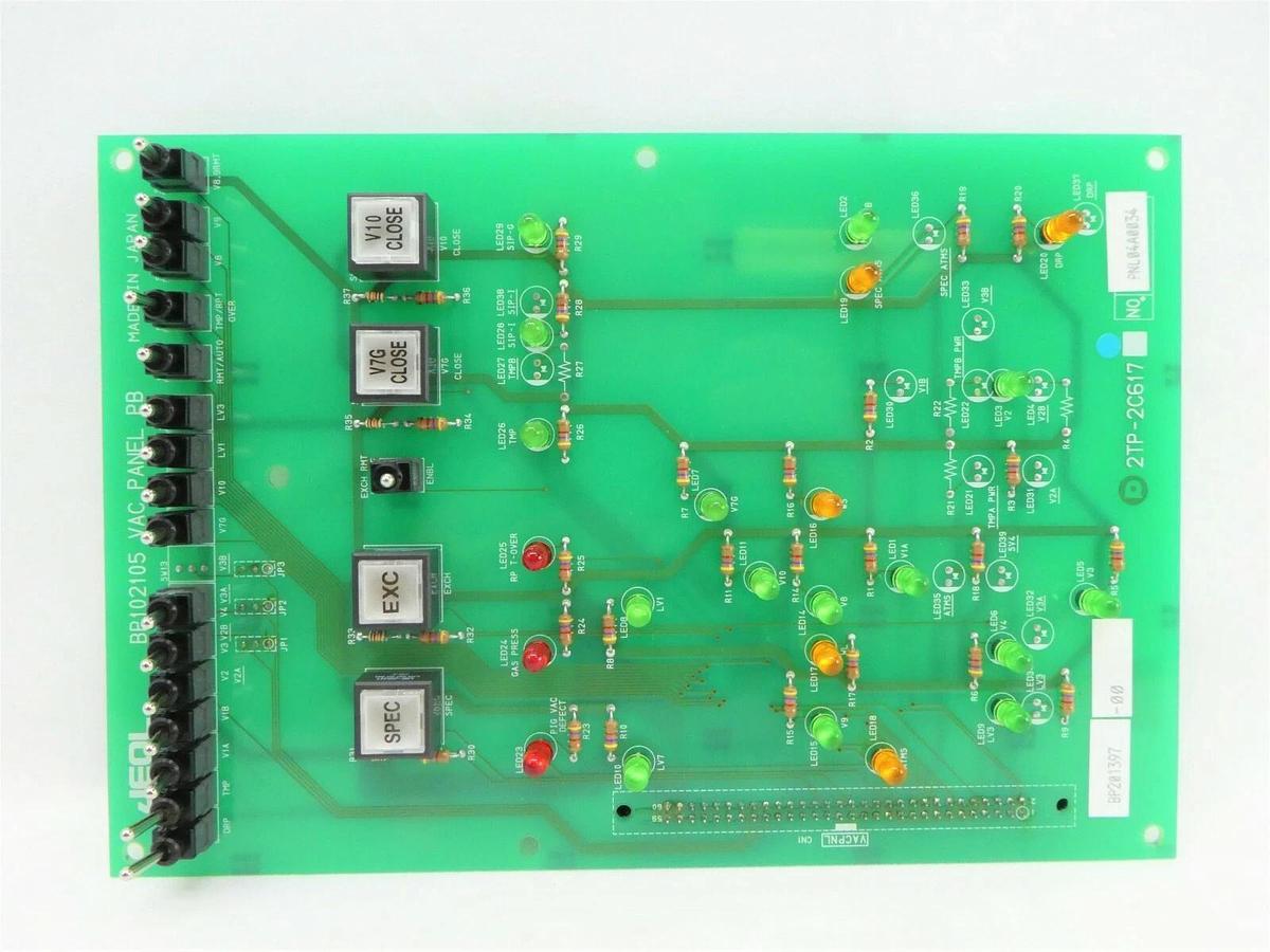 Used JEOL BP102105 VAC PANEL PB Board PCB JWS-2000 SEM System Working Spare