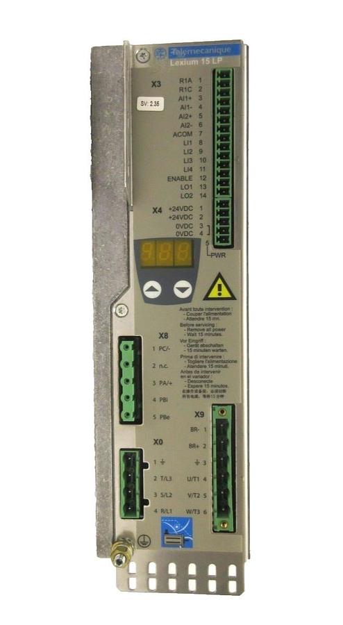 Used Telemecanique LXM15LD21M3 Servo Drive Lexium 15 LP Schneider No Fan Working