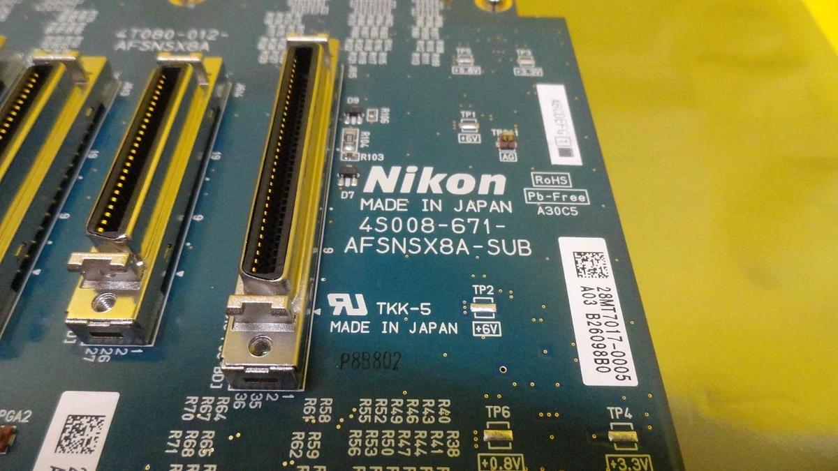 Used Nikon 4S008-670 Sensor Relay Interface Board PCB AFSNSX8A-MAIN Used Working