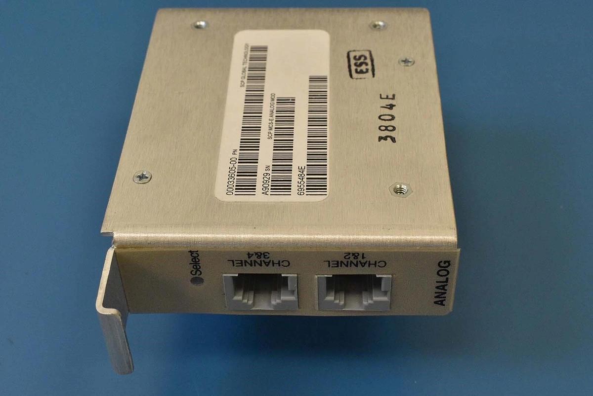 Used SCP 00033605-00 Analog Module, MCS-E