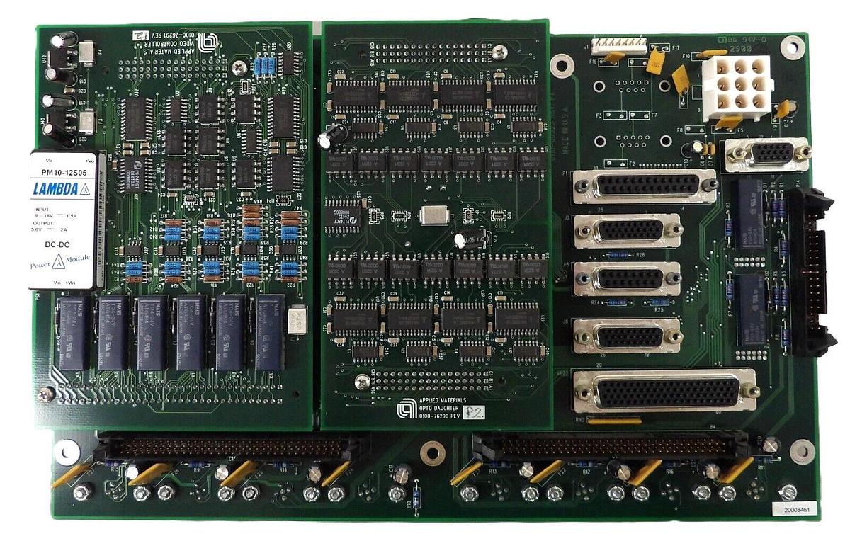 Used AMAT Applied Materials 0100-00523 Controller Distribution PCB 0100-76290 Working