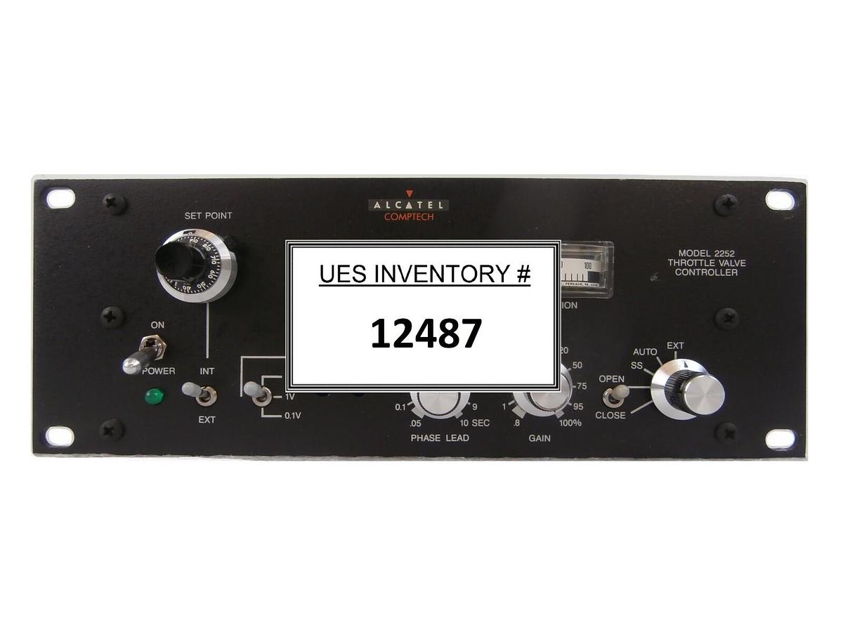 Used Alcatel 252C-1-VPO-S Throttle Valve Controller 2252 MKS Instruments Working