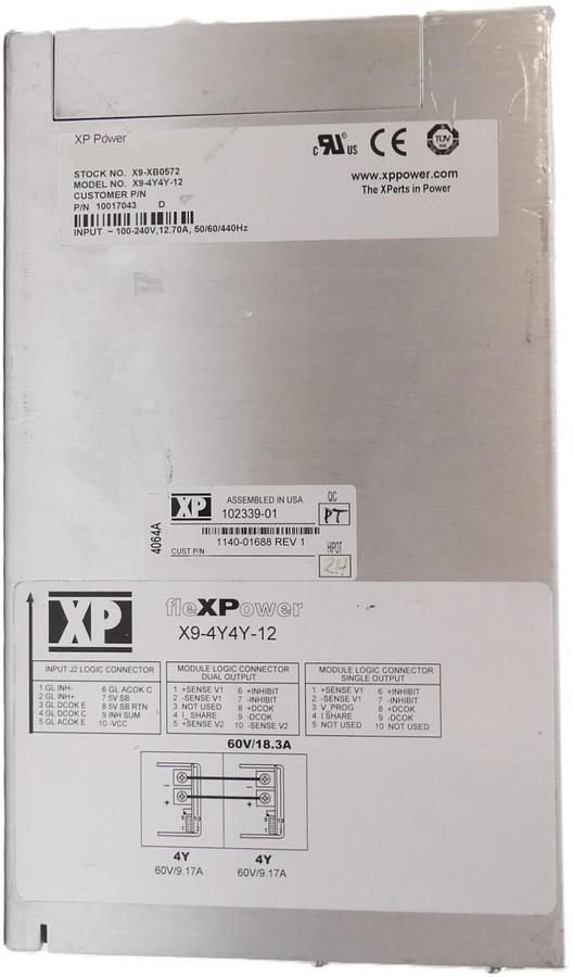 XP Power X9-XB0572 Power Supply fleXPower X9-4YAY-12 10017043 New