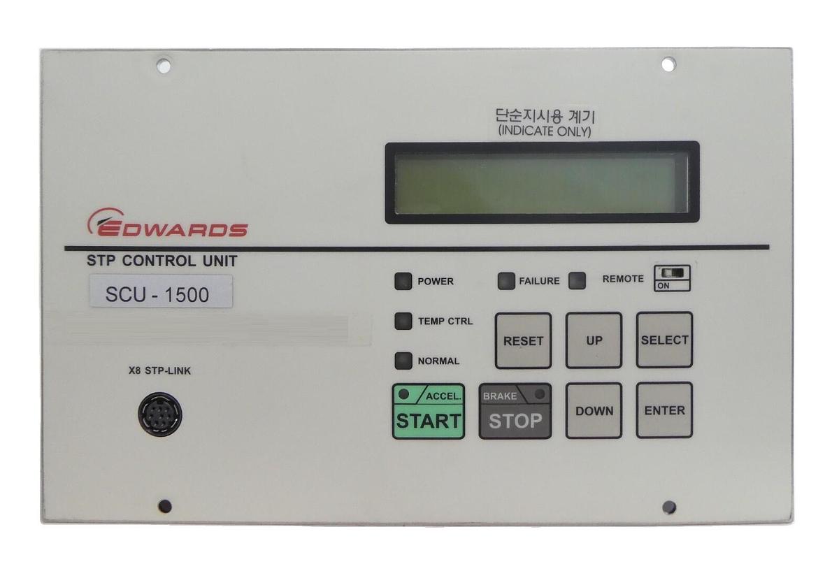 Used SCU-1500 Edwards PT59-Z1-Z00 Turbomolecular Pump Controller Turbo Working