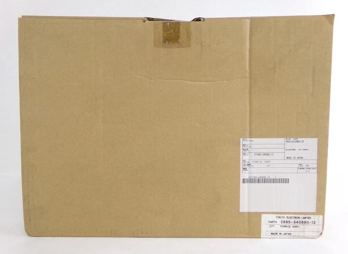 TEL Tokyo Electron 2985-540890-12 Fork (2) Assembly New Surplus