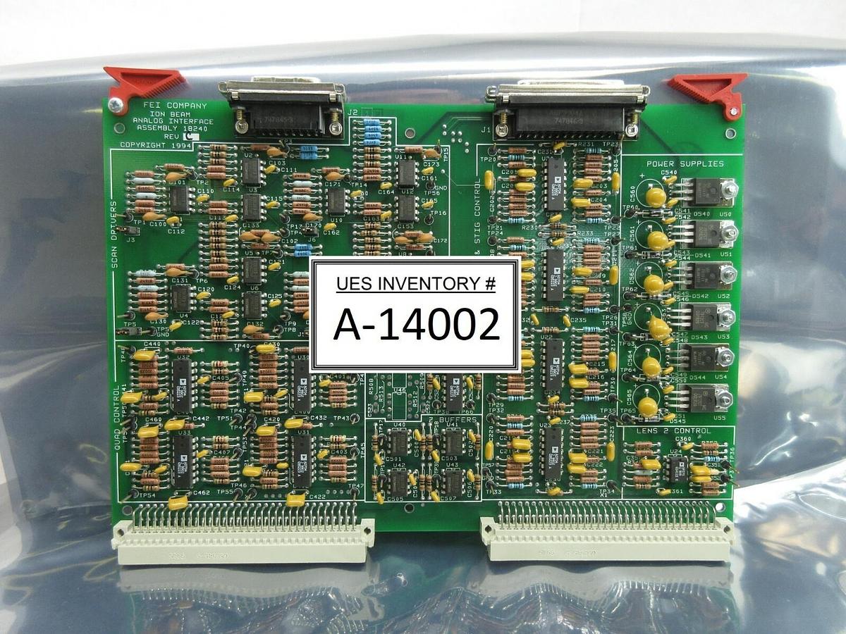 Used FEI Company 18240 Ion Beam Analog Interface PCB Card IBOD XL 830 FIB-SEM Used