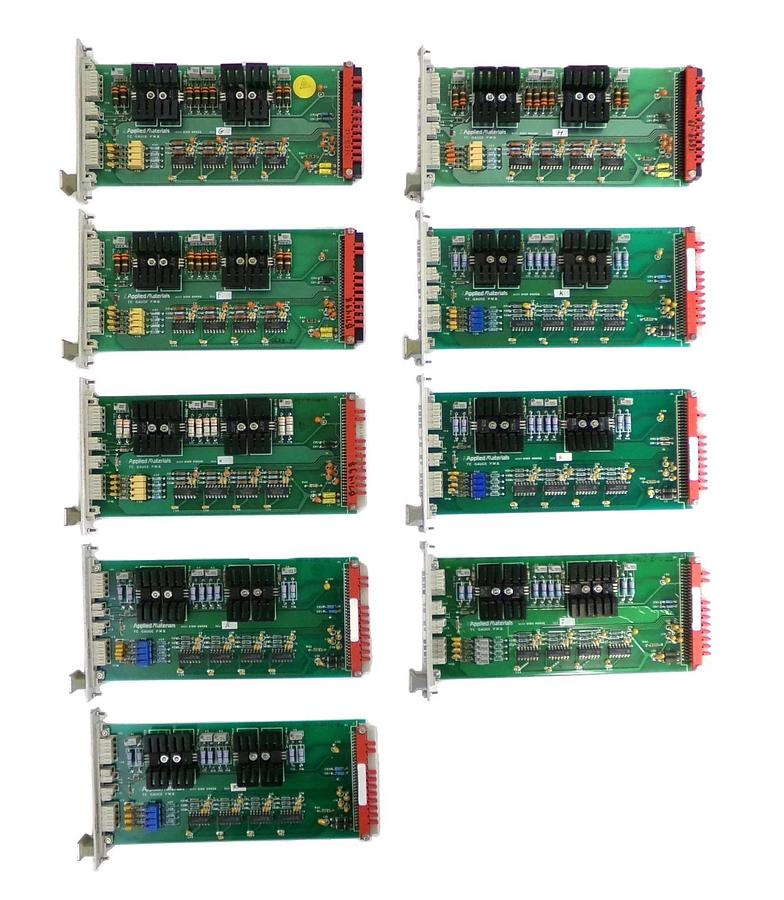 Refurbished AMAT Applied Materials 0100-00008VU TC Gauge PCB Card Lot of 9 OEM Refurbished