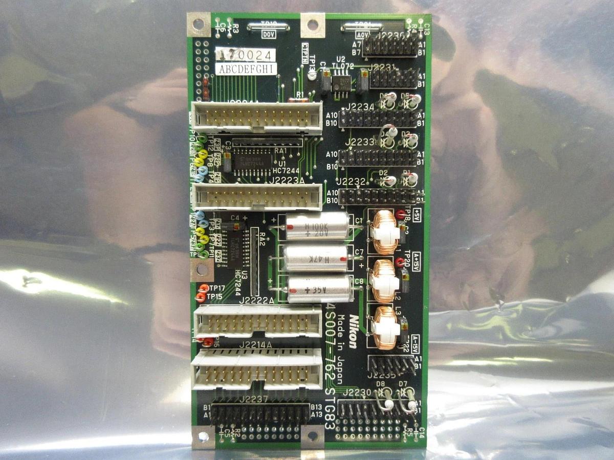 Used Nikon 4S007-762 Interface Board PCB STG83 NSR-S204B System Used Working