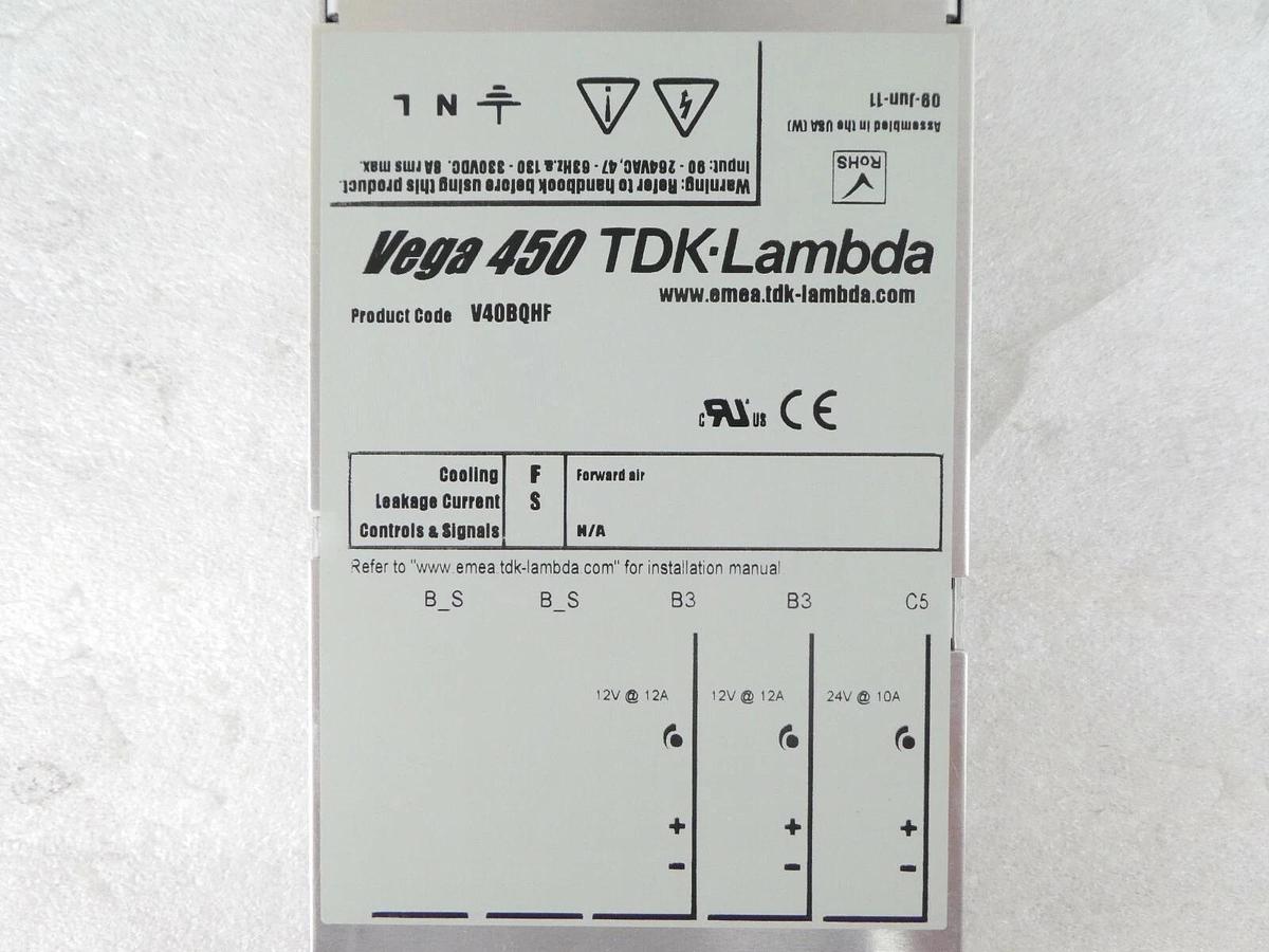 TDK-Lambda V40BQHF Power Supply Vega 450 A24-00006-00 AMAT New Surplus
