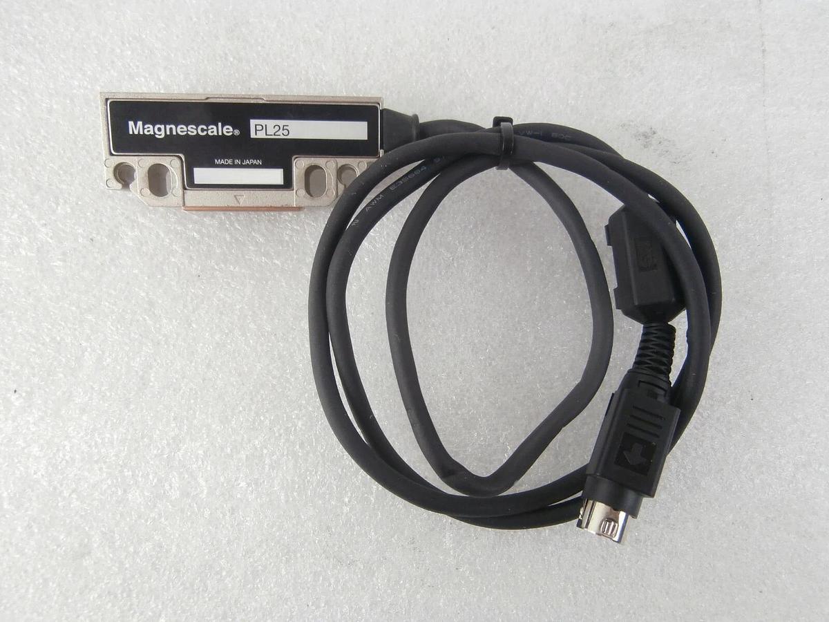 Used Magnescale MJ100 Interpolator Unit Set with Sensor Head PL25 and SDP-H-4 Working