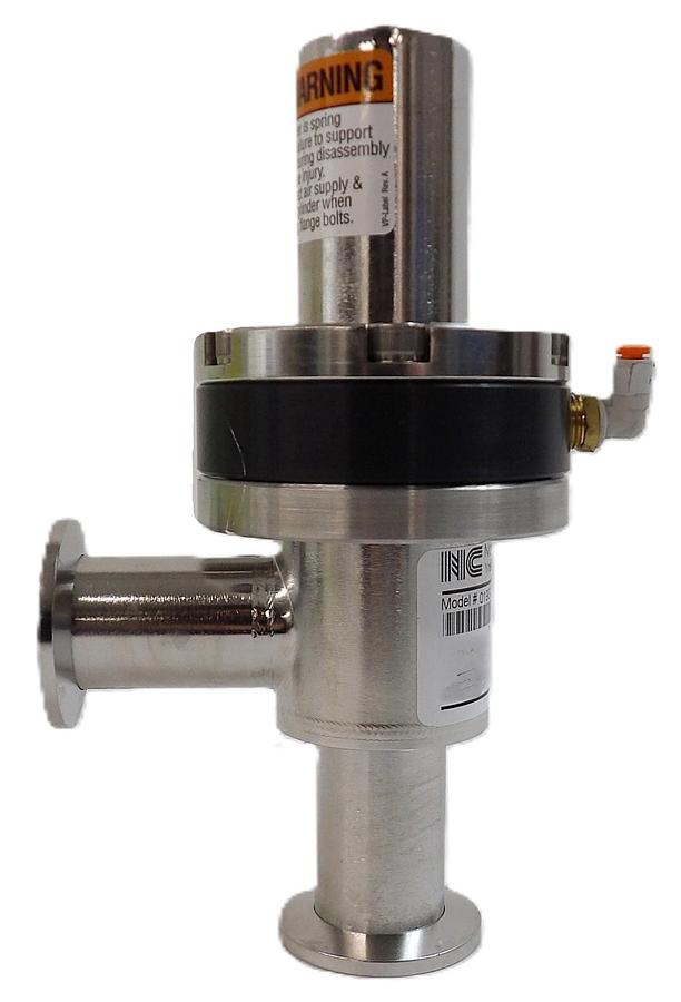 Used Nor-Cal Pfeiffer 0190-22670 Pneumatic Angle Valve AMAT Working