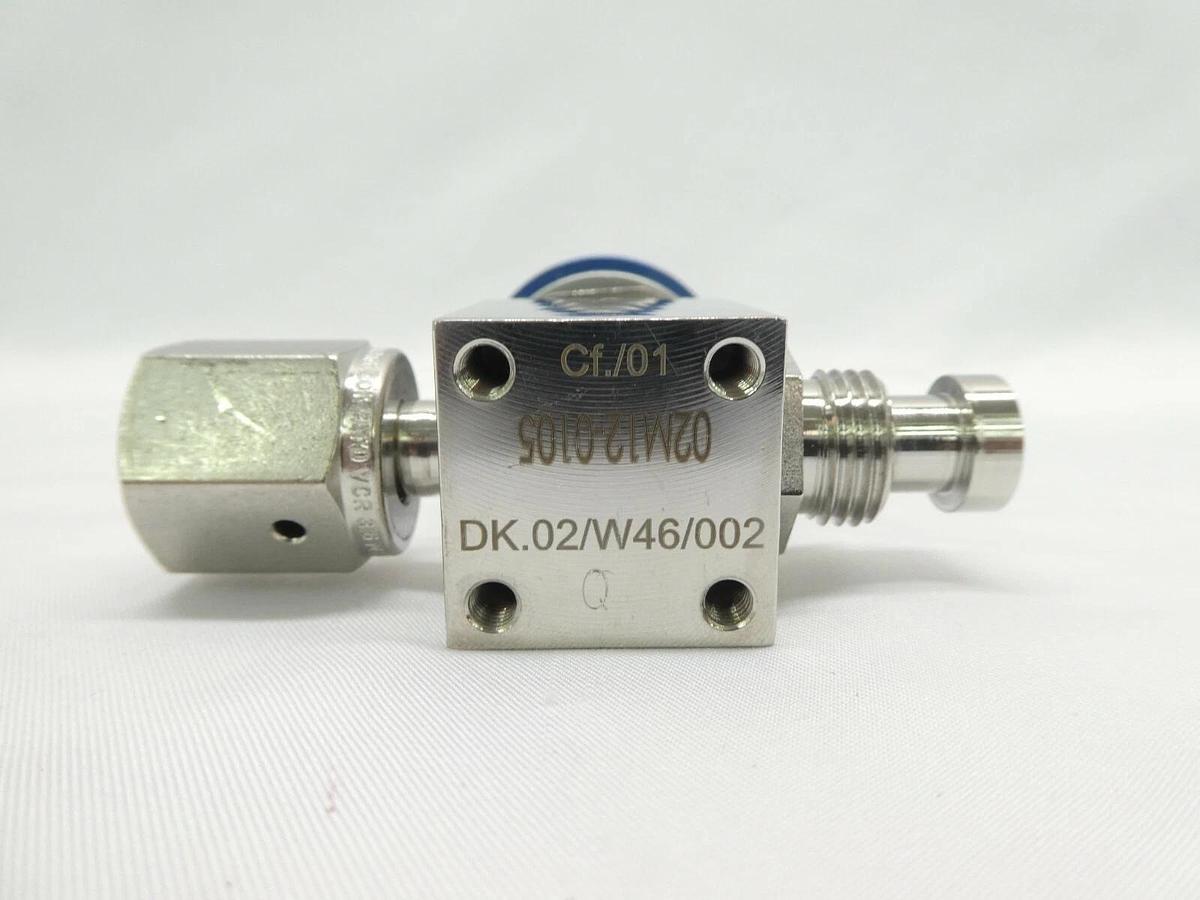 Used Qualiflow 2x10-9atm.cm3/Sec N.O. 2-Way Pneumatic Valve F HF Series Lot of 5