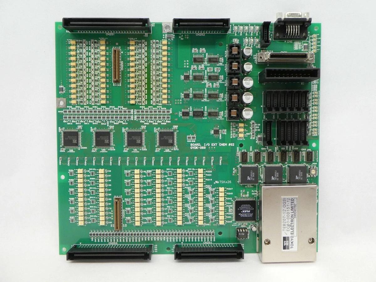 Used TEL Tokyo Electron OYDK-060 Interface PCB I/O EXT CHEM #02 Lithius Working Spare