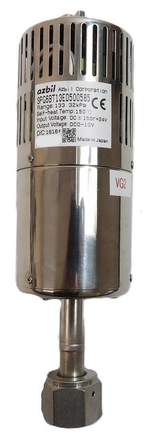 Used Azbil SPG6BT13ED500585 Capacitance Diaphragm Vacuum Gauge 133.32Pa Working