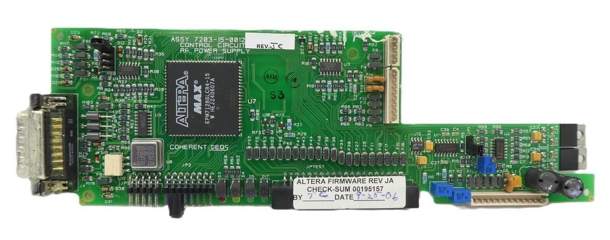 Used Coherent 7203-15-0012 RF Power Supply Control Circuit PCB Reseller Lot of 4