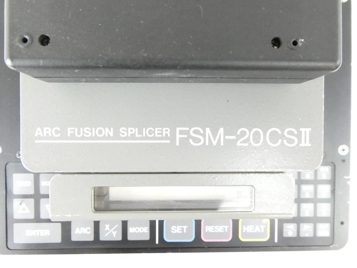 Used Fujikura FSM-20CSII Fiber Optic Arc Fusion Splicer Untested As-Is