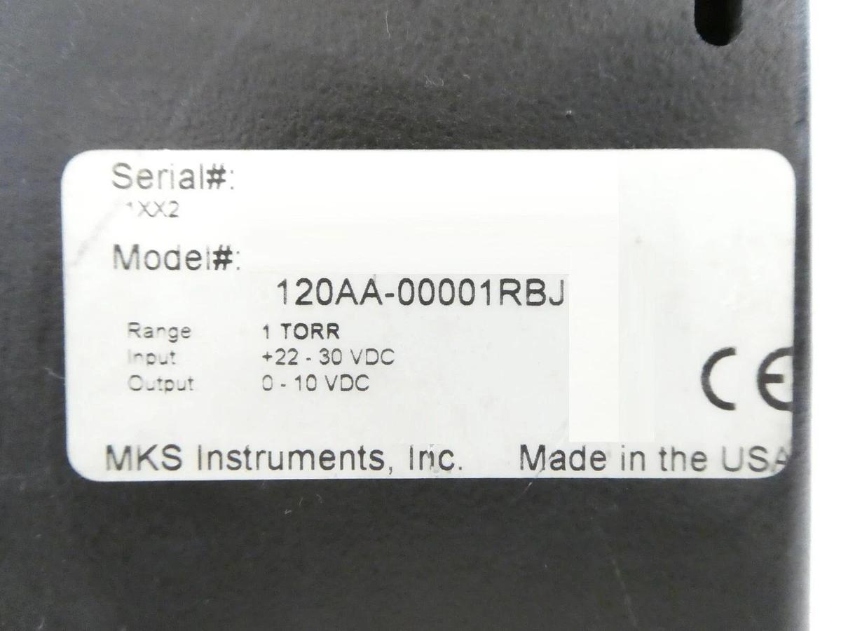 Used MKS Instruments 120AA-00001RBJ Baratron Capacitance Manometer Working Surplus