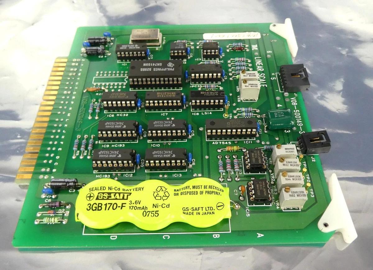 Used Varian Semiconductor VSEA 109132001 Linear Scale Mod PCB Working Surplus