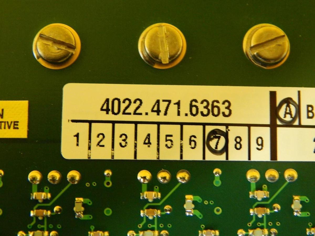 Used ASML 4022.471.6363 Fiber Optic Processor VME PCB Card 4022.471.63651 Working