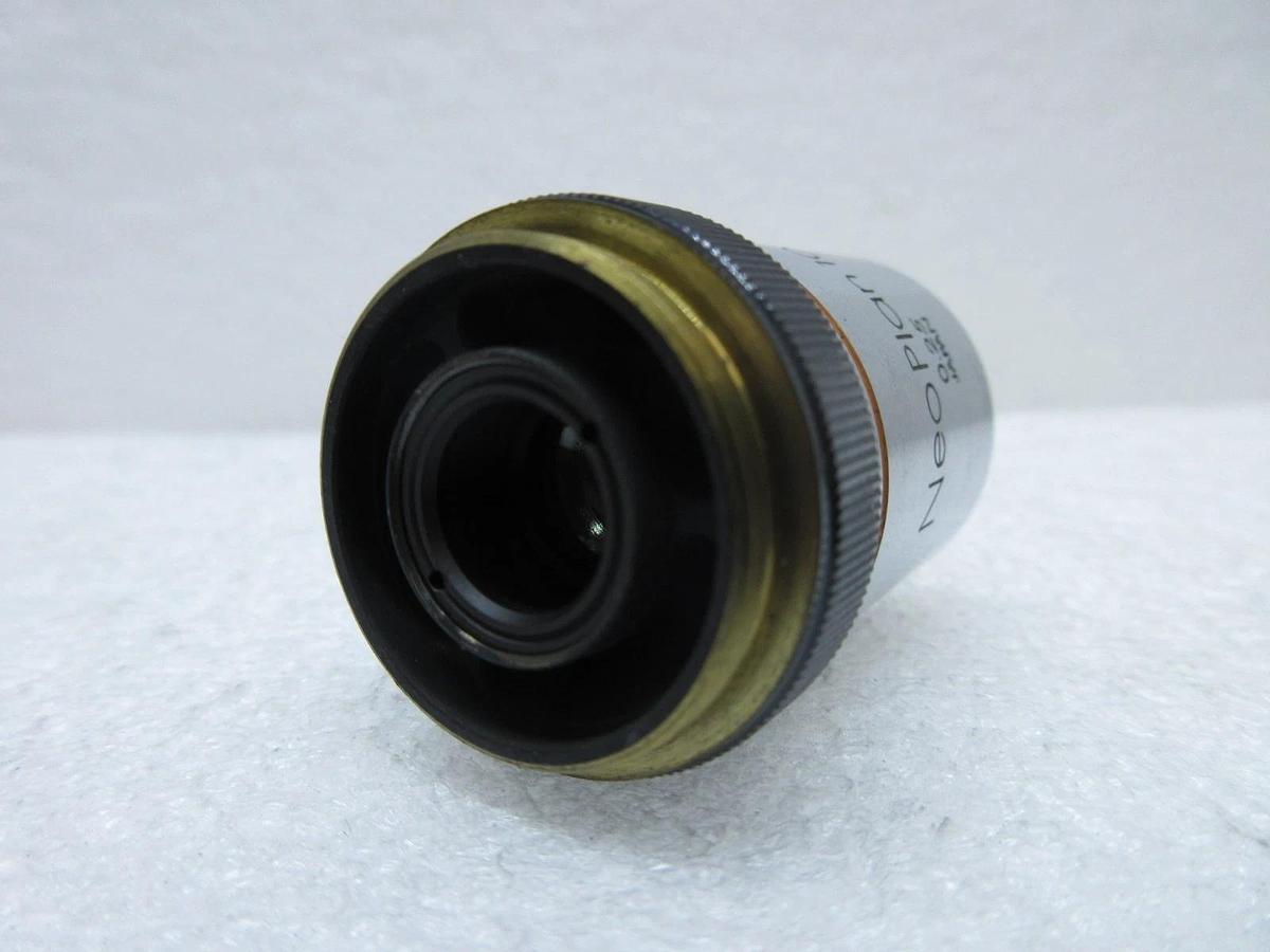 Used Olympus Microscopy NeoPlan10 Microscope Objective 0.25 Working Surplus
