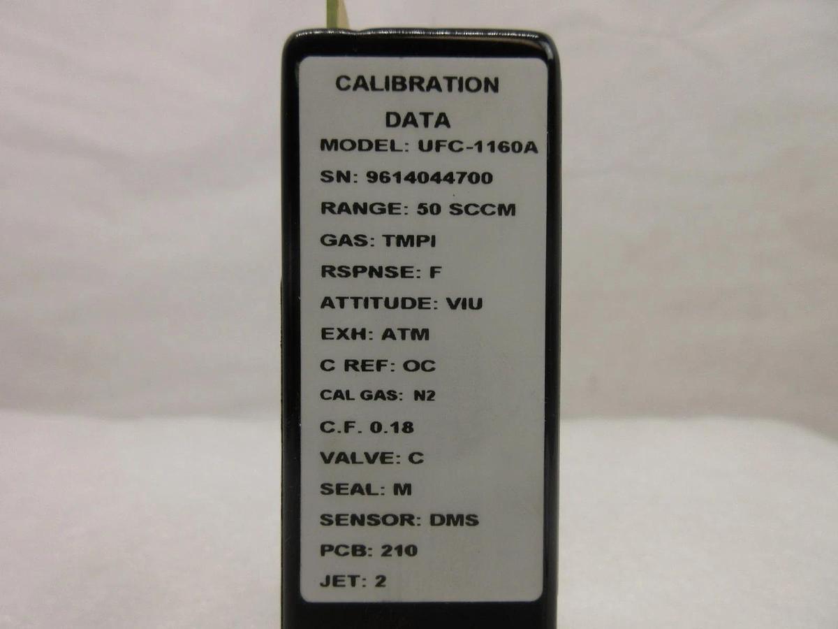 Used UNIT Instruments UFC-1160A Mass Flow Controller MFC 50 SCCM TMPI Used Working