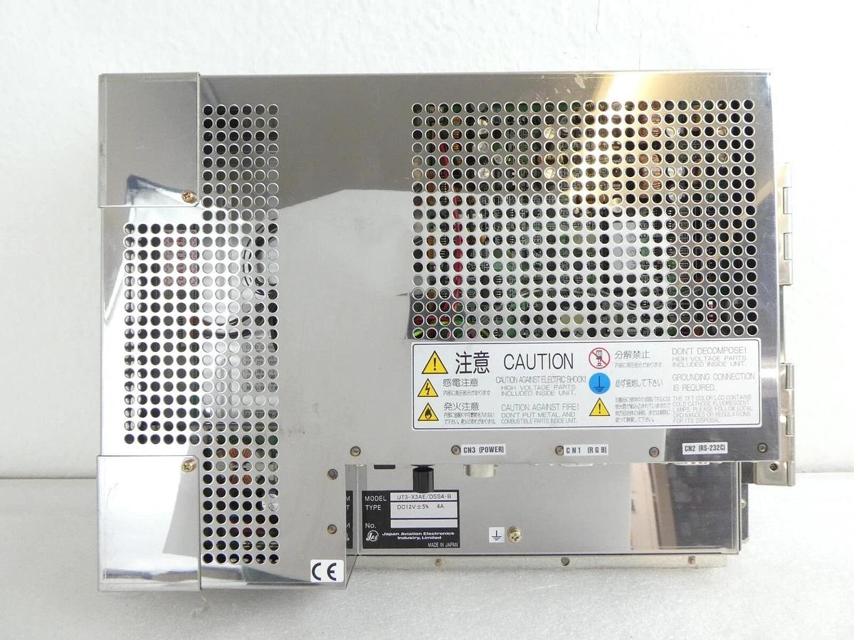 Used JAE Japanese Aviation Electronics UT3-X3AE/DSS4-B 12" Touchscreen TEL Working