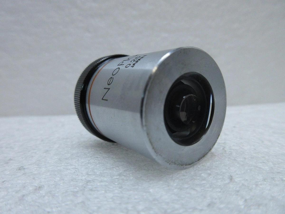 Used Olympus Microscopy NeoPlan10 Microscope Objective 0.25 Working Surplus