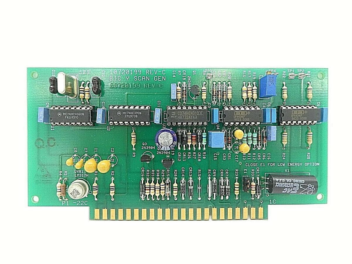 Used Brookhaven 10720199 Y Scan Gen PCB Card Rev. C Varian E20000183 Working Surplus