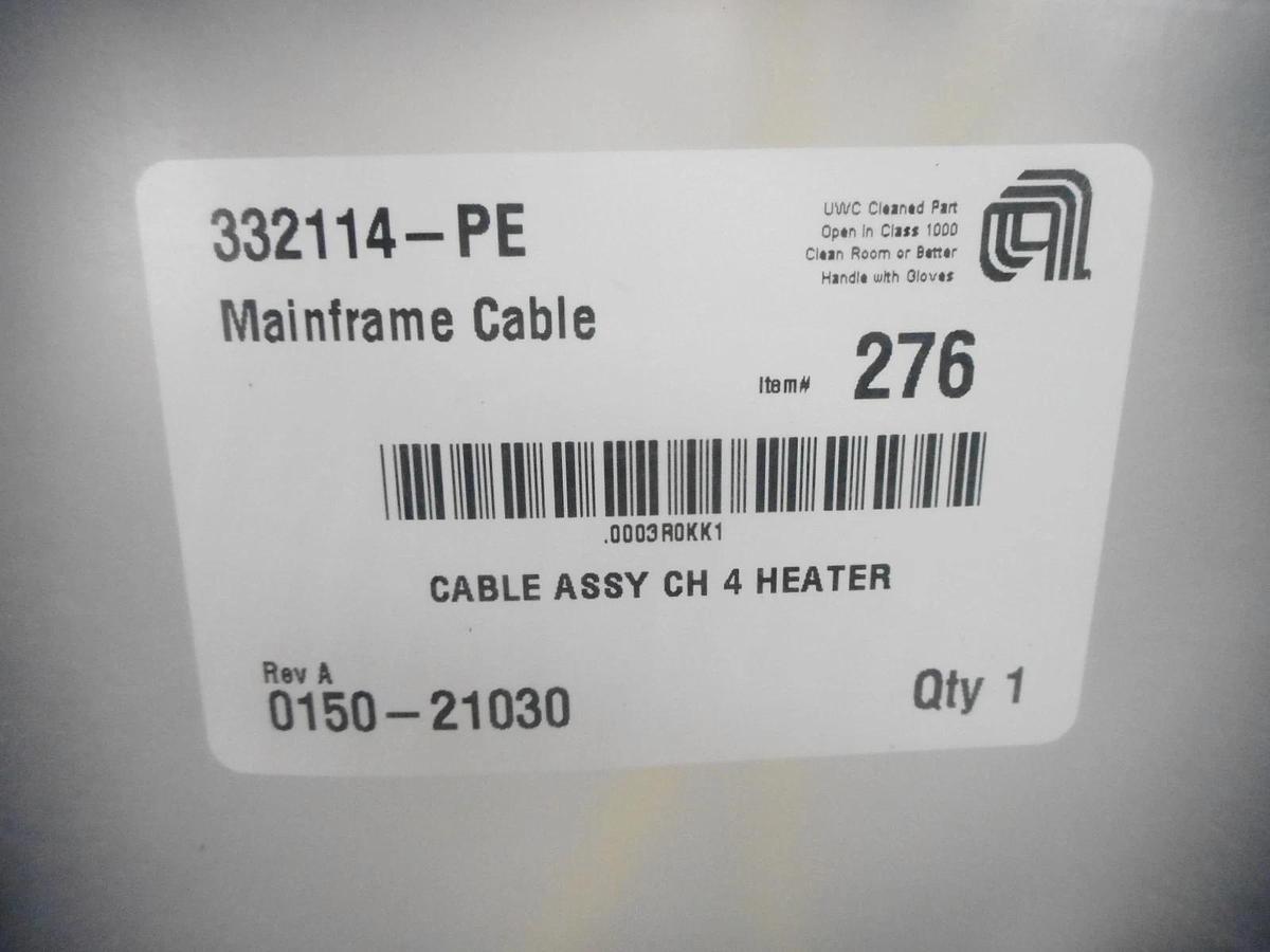 AMAT Applied Materials 0150-21030 Mainframe Cable CH 4 Heater New