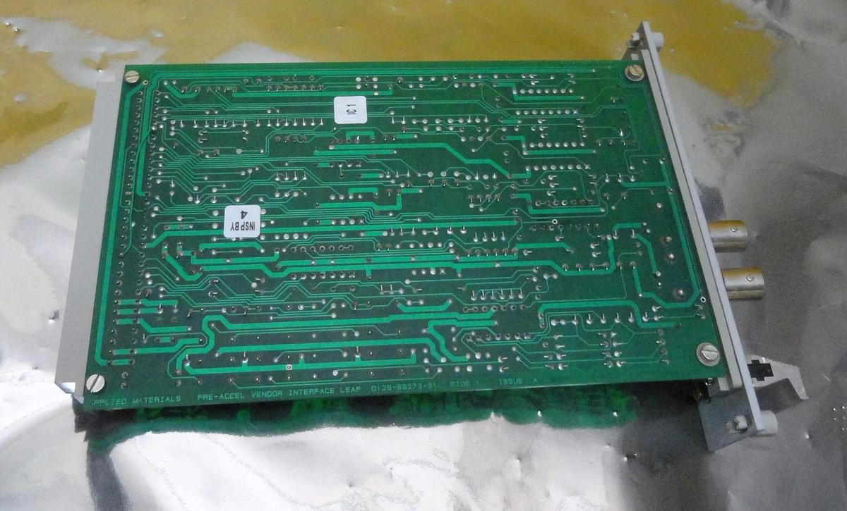 Used AMAT Applied Materials 0110-00273 PRE-ACCEL Vendor Interface Leap PCB Card Spare
