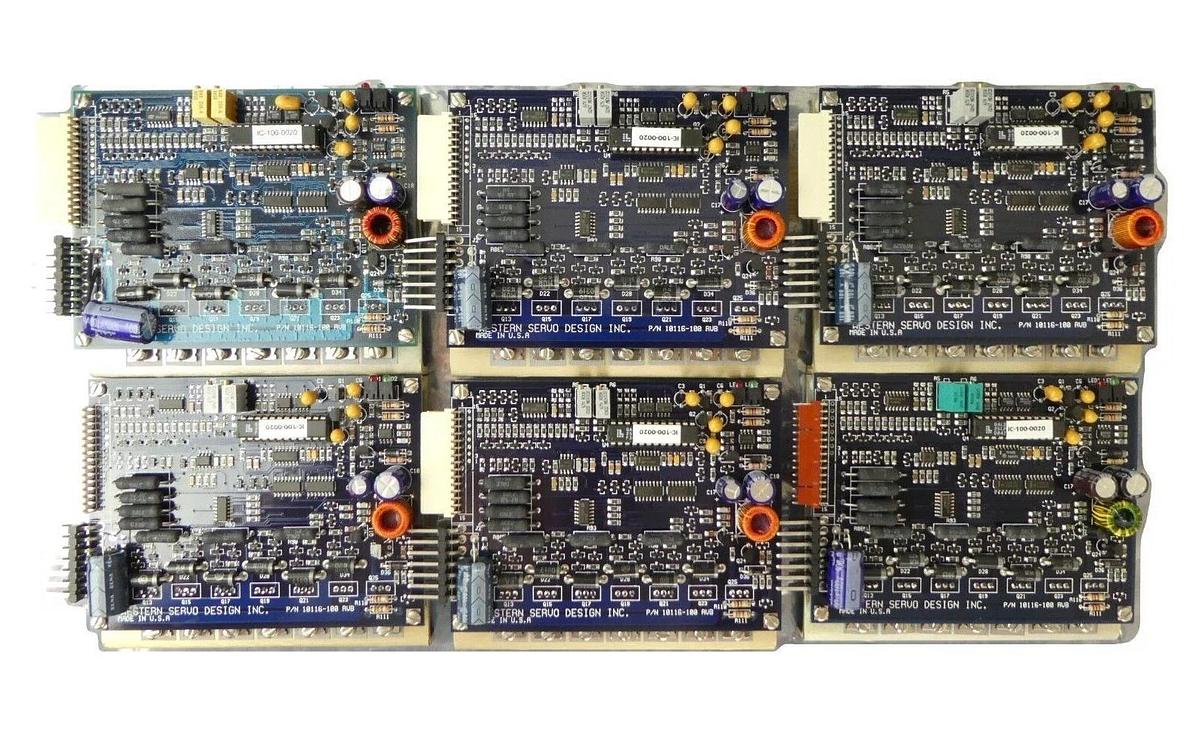 Used Western Servo Design 10116-100 Driver BPW-S3-6/10 Mattson 559-08623-00 Lot of 6
