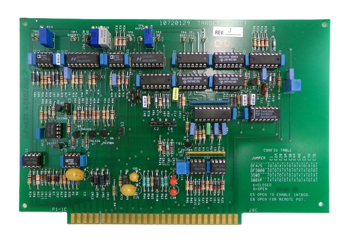 Used Brookhaven Instruments 10720129 Target Select PCB Card SCANMASTER II Working