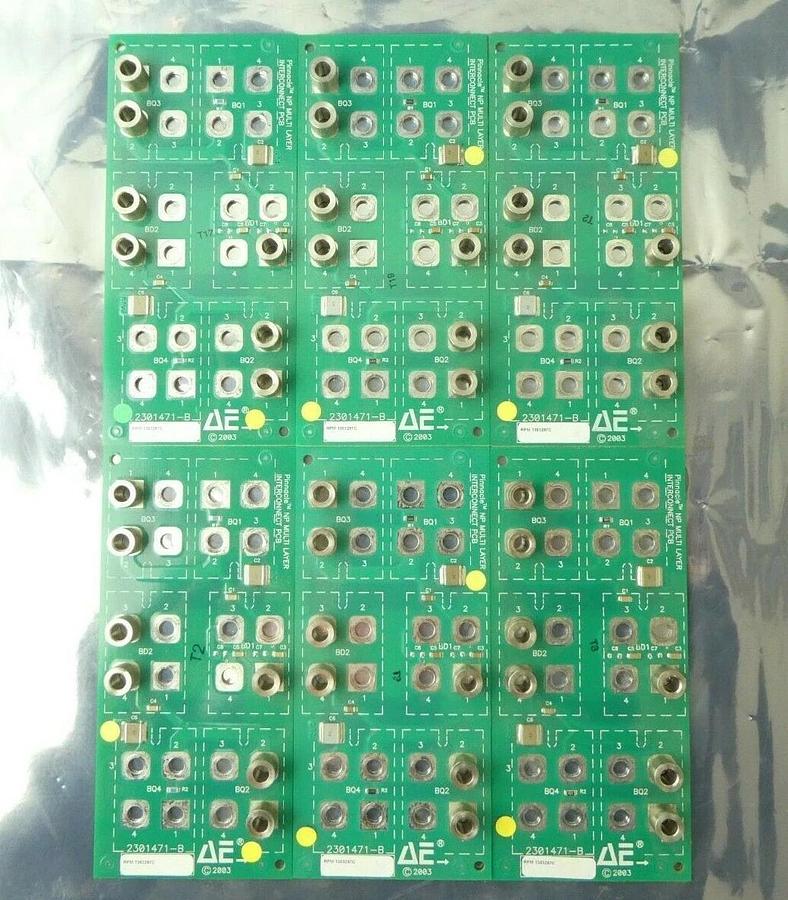 Used AE Advanced Energy 1303297C Pinnacle Interconnect PCB 2301471-B Lot of 6 Working