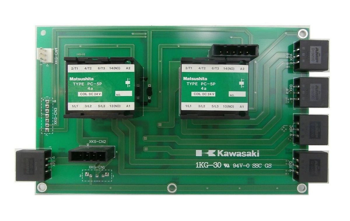 Used Kawasaki IKG-30 Robot Controller Backplane Relay Board SSC GS PCB Working Spare