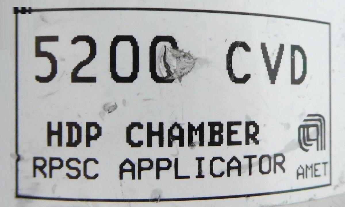 Used AMAT Applied Materials 0010-18132 HDP-CVD RPSC Applicator 5200 Copper Cu Working