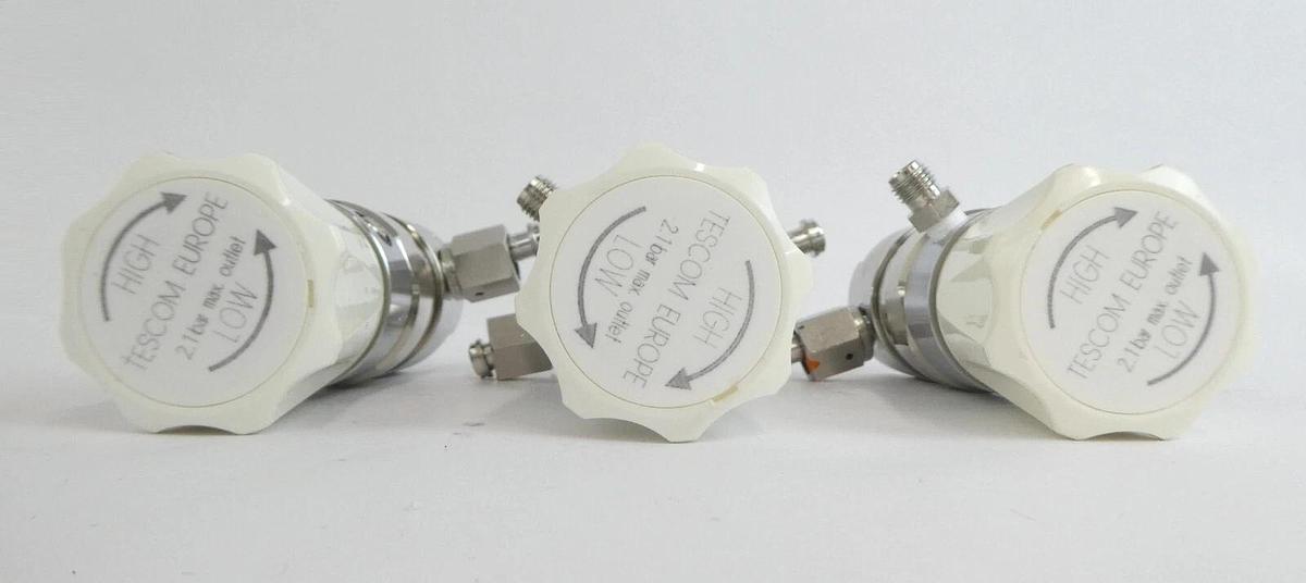 Used Tescom 74-2460KRH10 Manual Diaphragm Regulator Valve Reseller Lot of 6 Working
