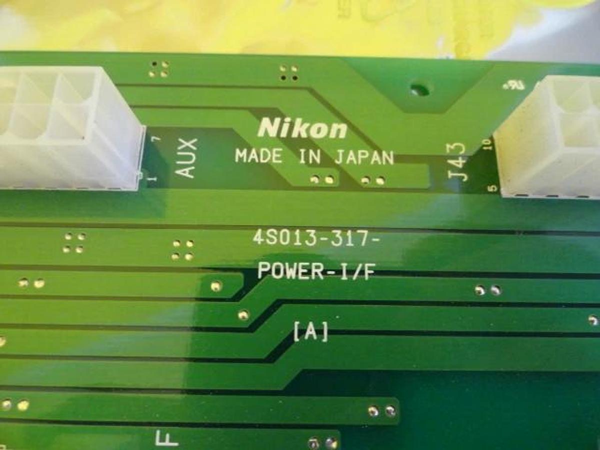 Used Nikon 4S013-317 Interface Board POWER-I/F PCB OPTISTATION 7 Working Surplus