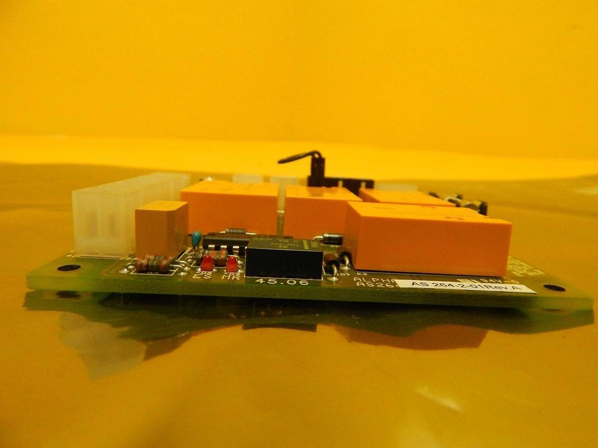 Used Alphasem AG AS264-2-01 Relay Board PCB AS264-2 Used Working