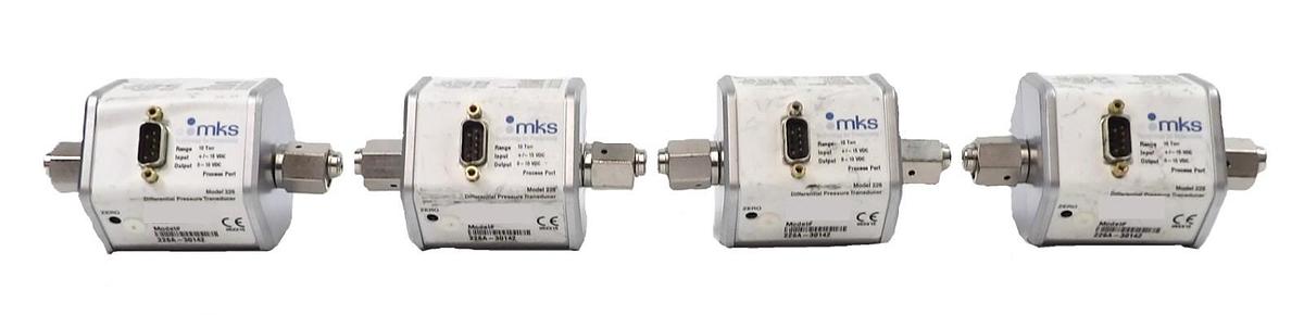 Used MKS Instrument 226A-30142 Differential Pressure Transducer Lot of 4 Working