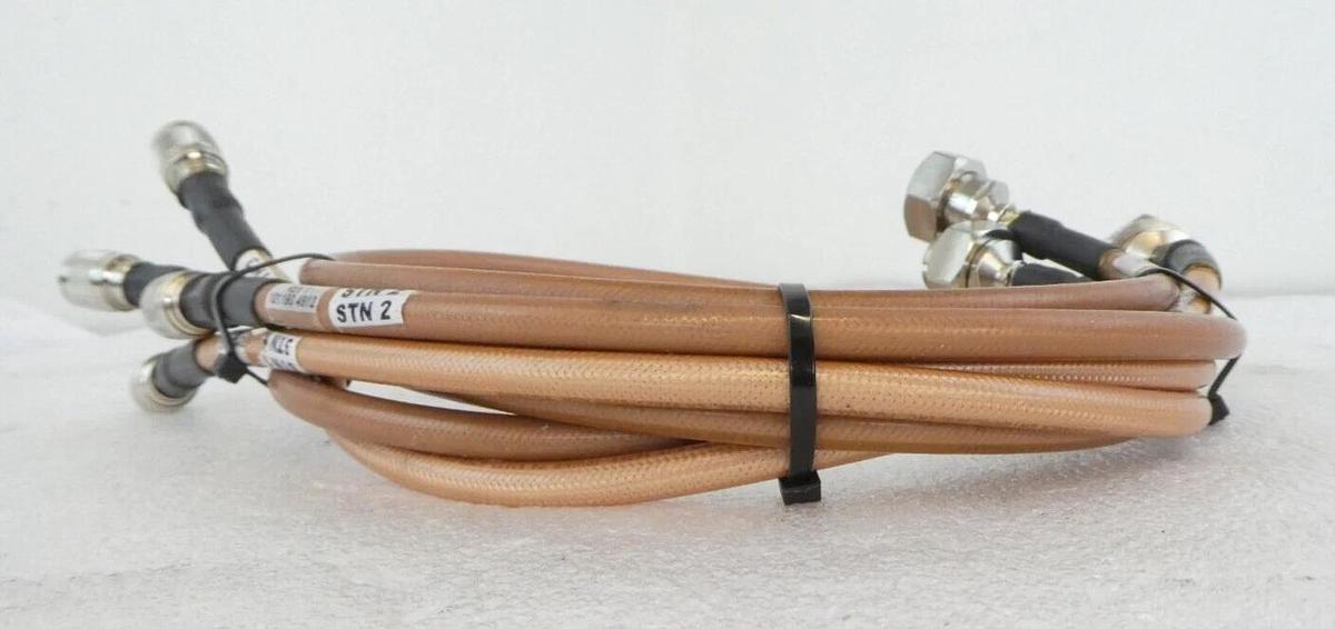 Used Novellus SIRF RF Generator Cable Set of 4 03-397614-01 03-397614-04 Working